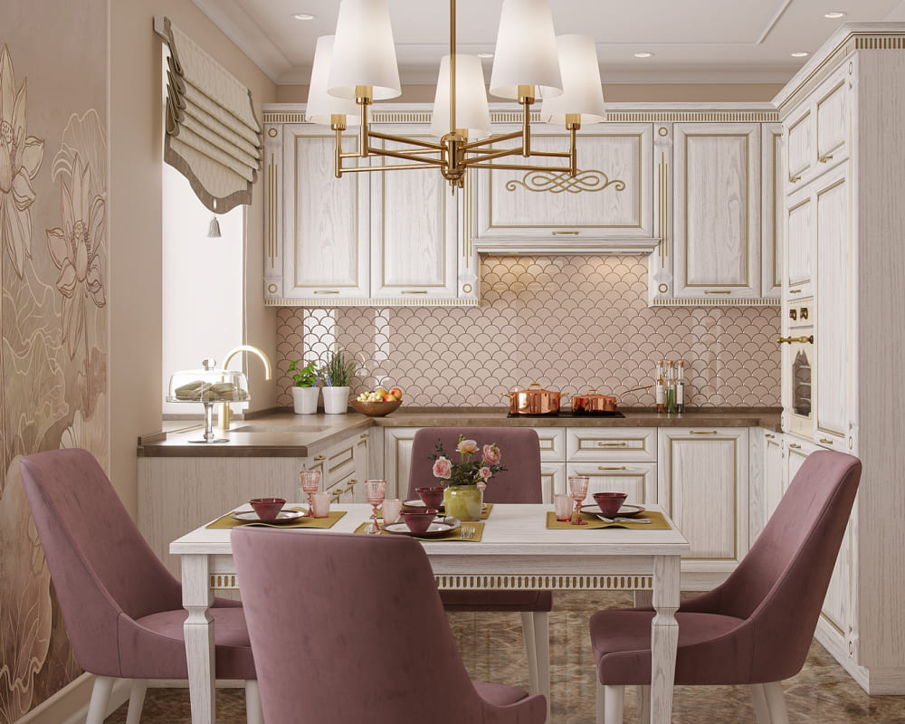 Классическая кухня. Кухонный салон VERNO