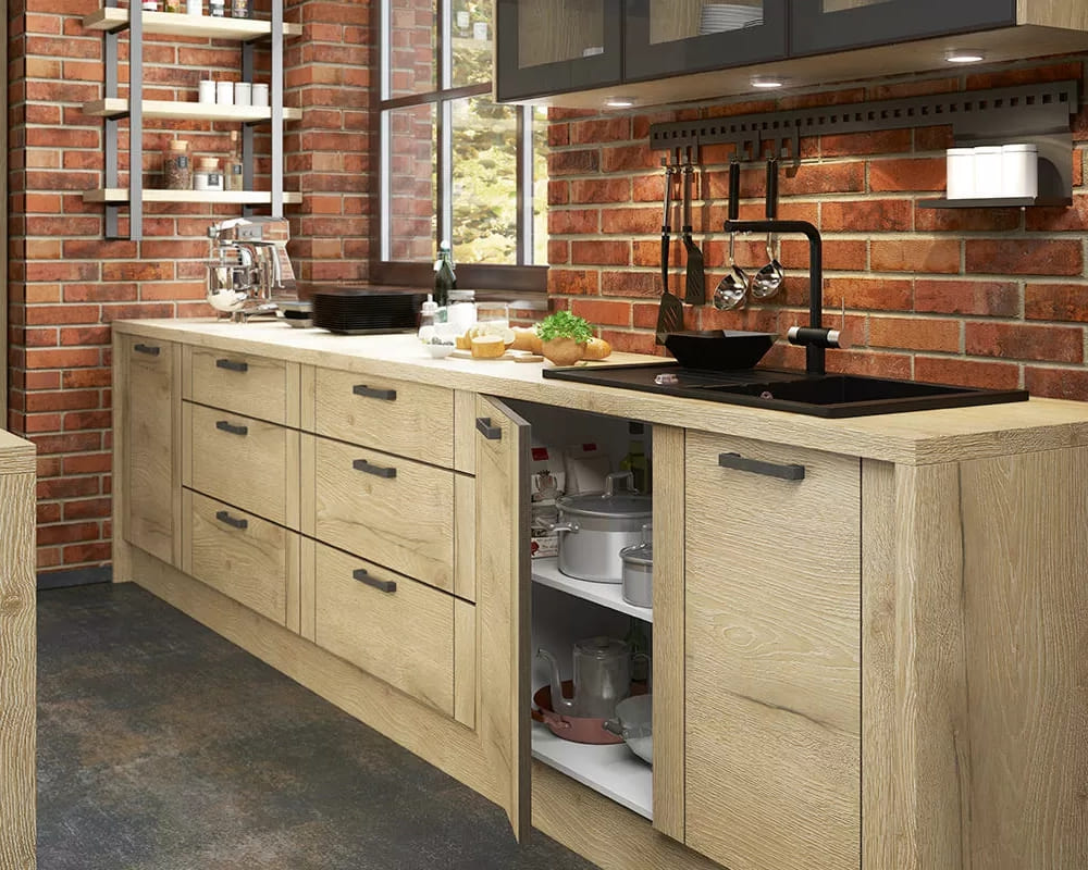 Кухня в стиле лофт. Кухонный салон Лорена (LORENA)