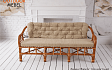 Диван из натурального ротанга. Магазин Outdoor mebel в МЦ Гулливер, г. Екатеринбург